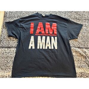 Men's I Am A Man T Shirt Size 2XL